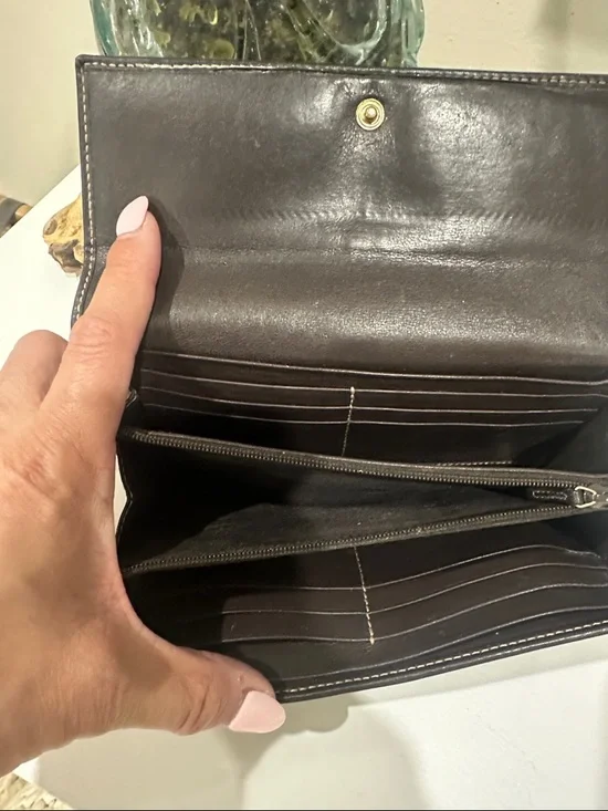 Gucci Guccisima Heart Logo Continental Wallet/Wallet on Chain With Cards - Picture 5 of 8